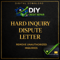 Hard Inquiry Dispute Letter