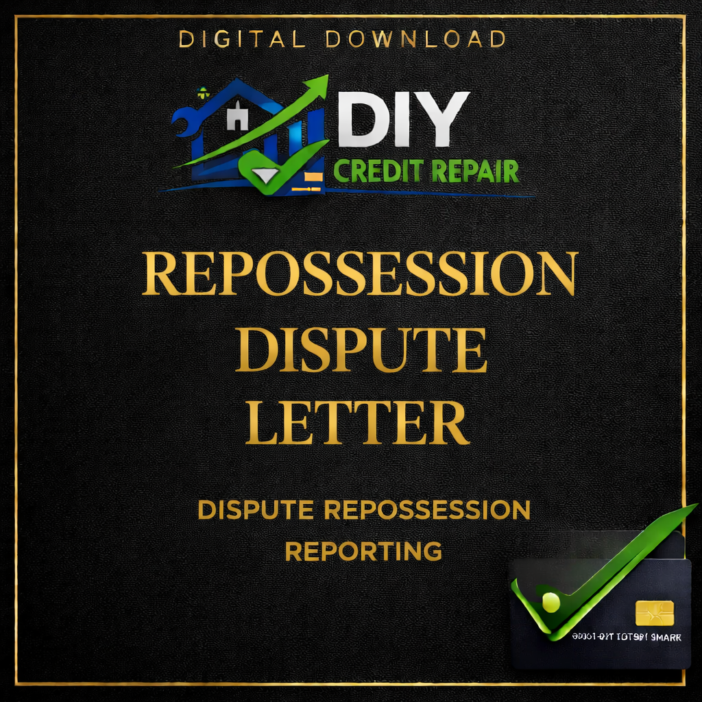 Repossession Dispute Letter